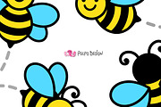 Flying Bees SVG, Eps and Png., an Object Graphic by PolpoDesign (Thumbnail 2 of 3)