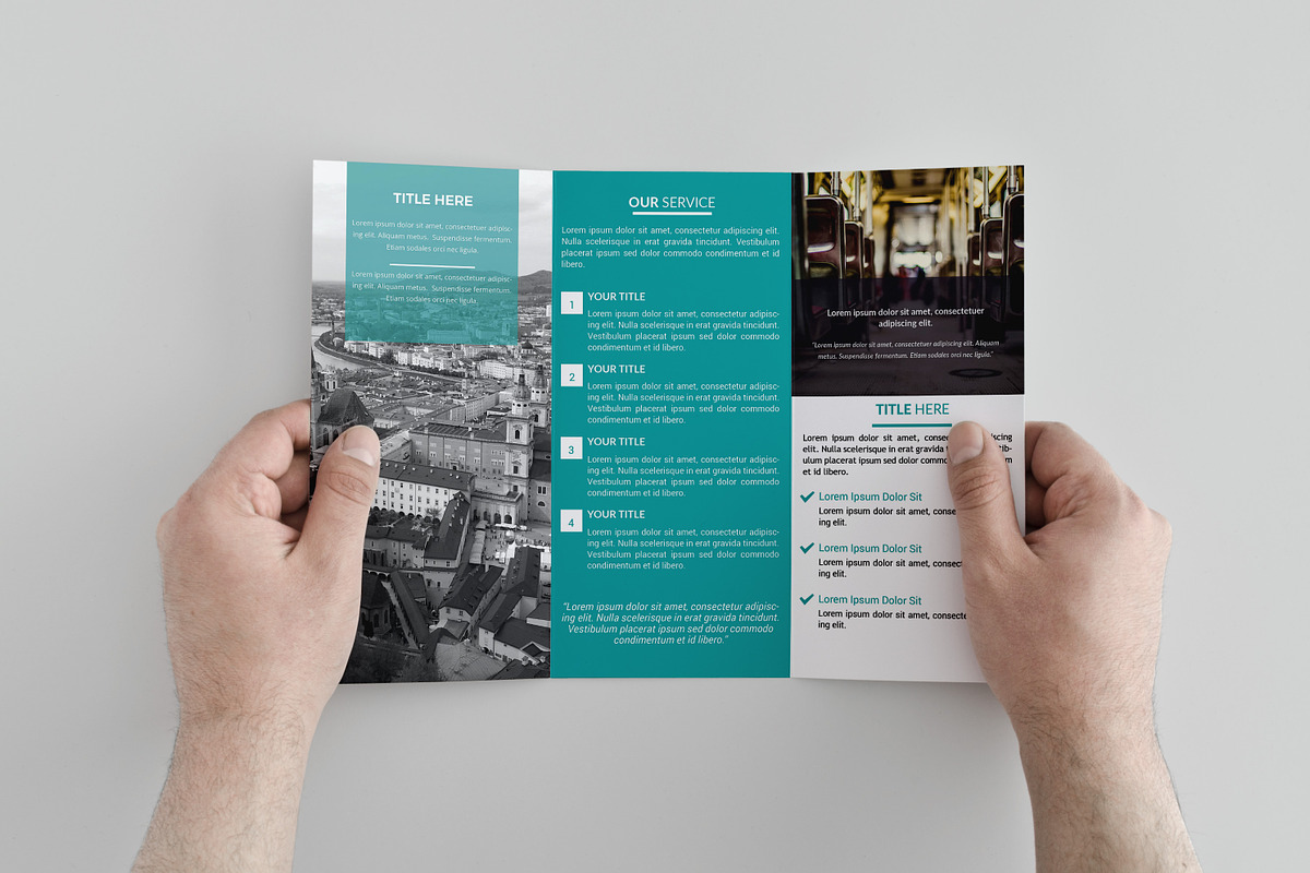 Bisnis Trifold Brochure, a Brochure Template by assaiv (Photo 4 of 7)
