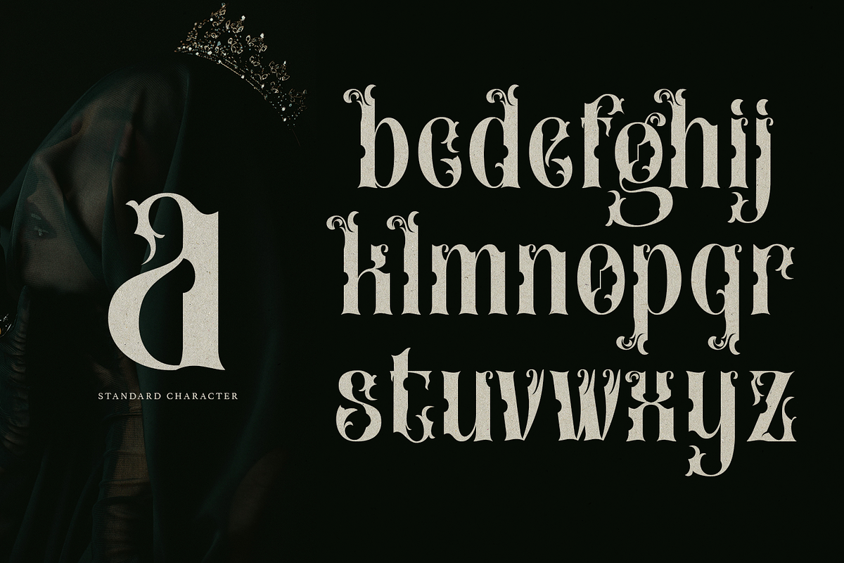 Heritangle Victorian Font, a Blackletter Font by madeDeduk (Photo 7 of 11)