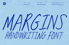 MARGINS Handwritten Font