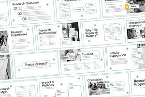 Thesis Research Google Slides, a Presentation Template by Loin Studio