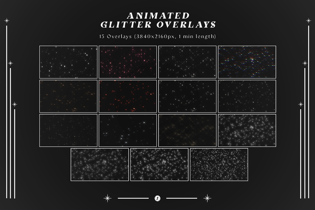 Animated Glitter Overlays, a Texture Graphic by Freezerondigital (Photo 7 of 10)