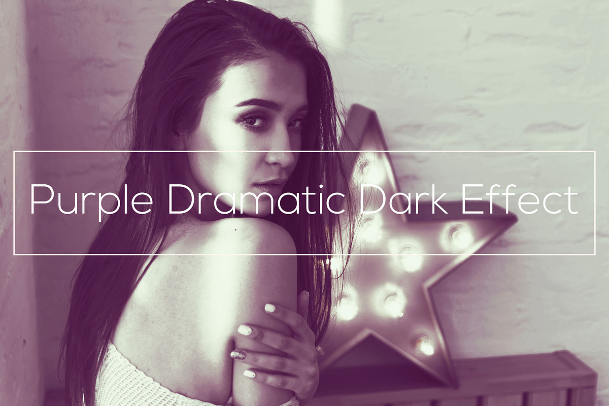 Purple Dramatic Dark Effect