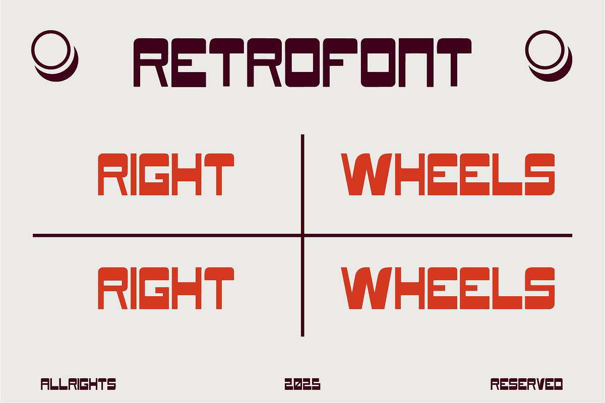 ATERAY - Retro Display Font, a Font by Rightwheels (Photo 5 of 8)