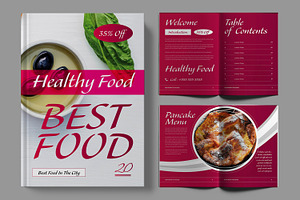 Restaurant Catalogue, a Brochure Template by MightyDesign