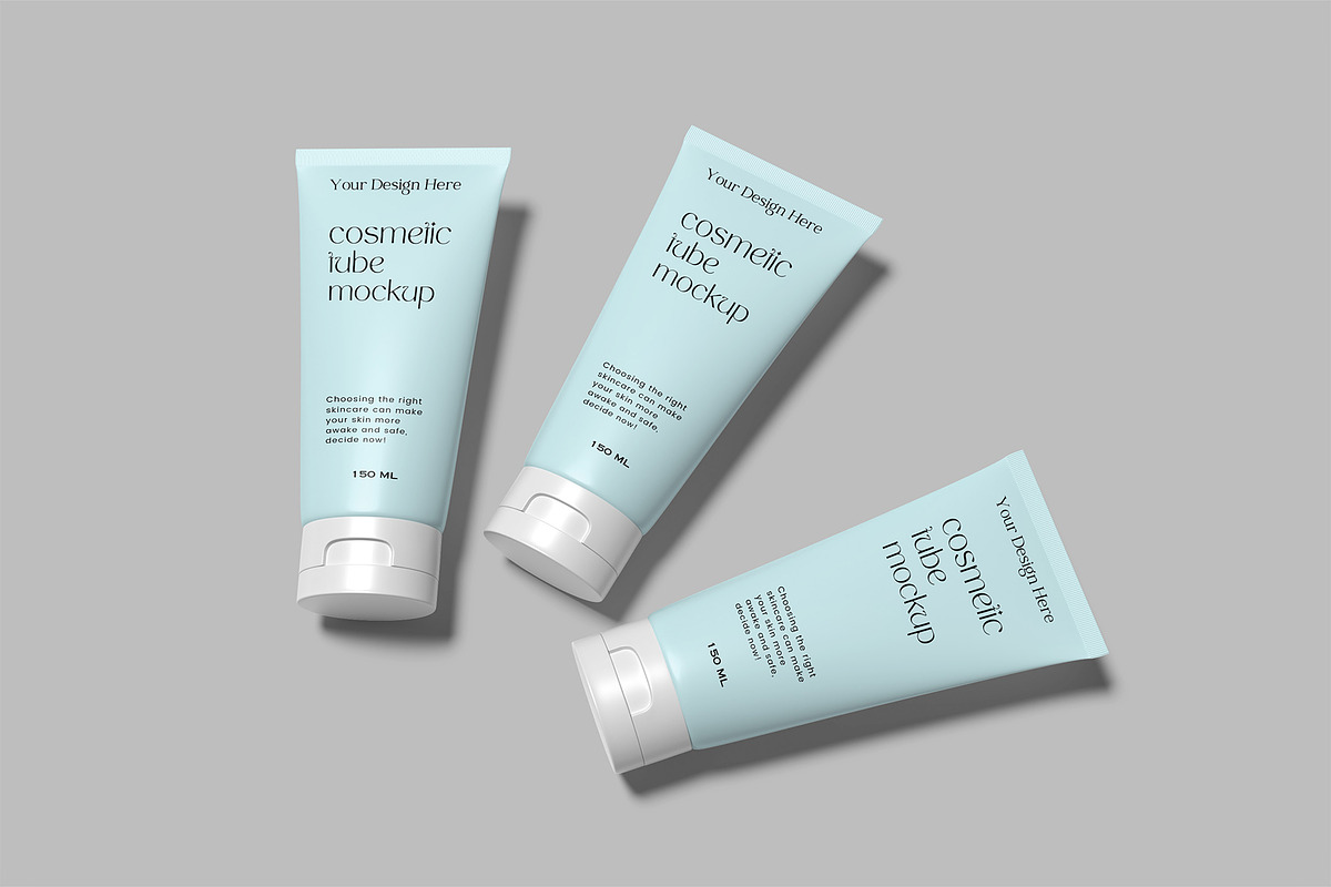 Cosmetic Tube Mockup, a Packaging Mockup by Bangdastudio (Photo 6 of 6)