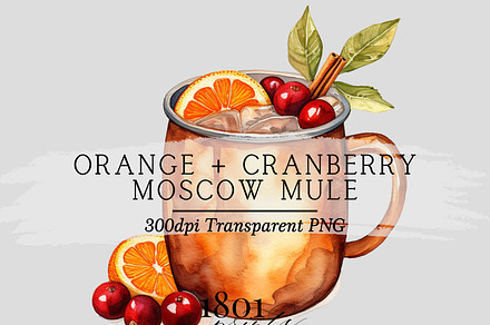 Orange & Cranberry Moscow Mule