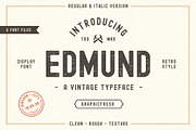 The Edmund - 6 Font Files, a Sans Serif Font by Graphicfresh (Thumbnail 1 of 6)