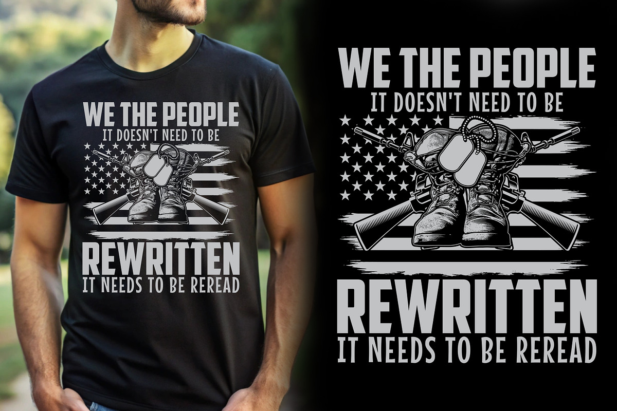 Veteran T-shirt Design, a Graphic by Crafts Bundle (Photo 2 of 2)