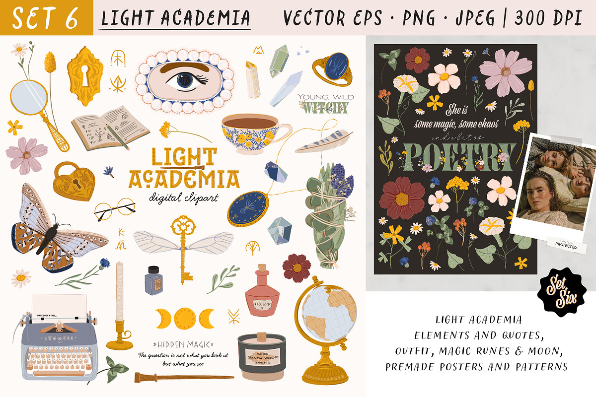 Botany & Halloween mystery BUNDLE, a Decorative Illustration by Ruslana Lubenets (Photo 29 of 47)