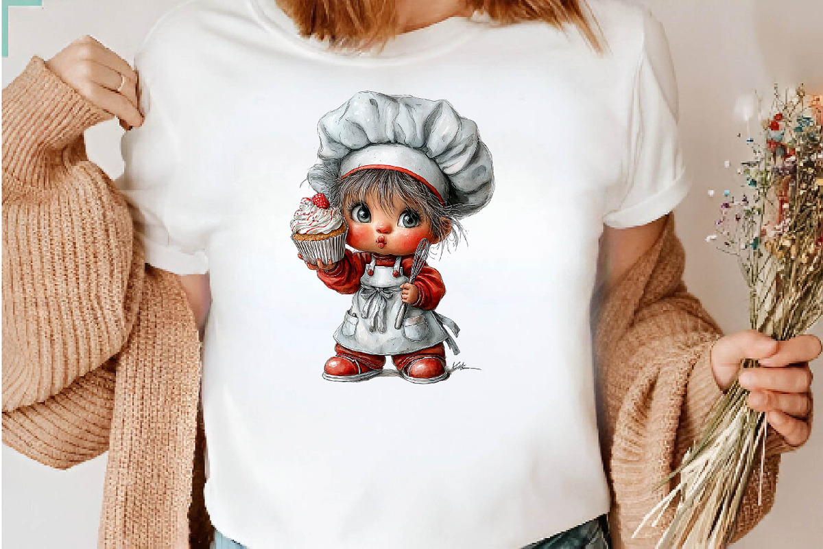 cute-little-chef-clipart, a Seasonal Illustration by CreationArt (Photo 6 of 7)