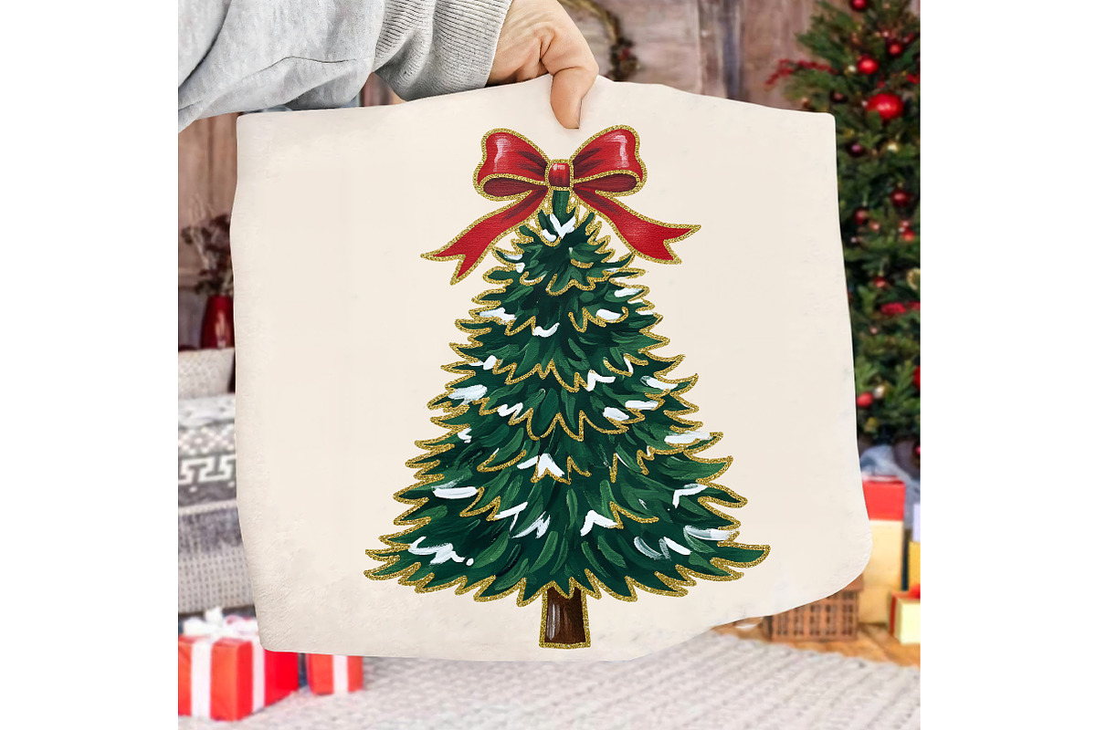 Colorful Coquette Glitter Christmas, an Illustration by Libby Wishes (Photo 4 of 8)