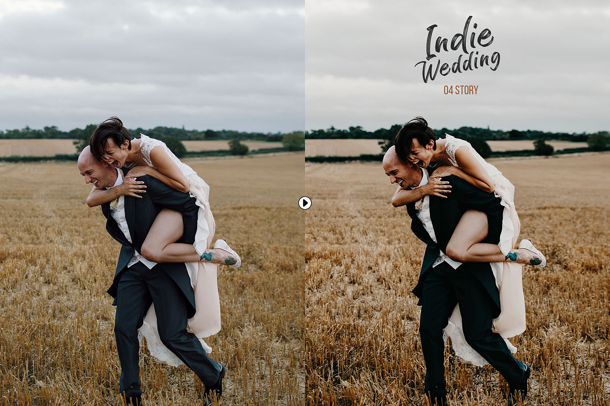 Indie Wedding Presets - LR-PS-Mobile preview 3