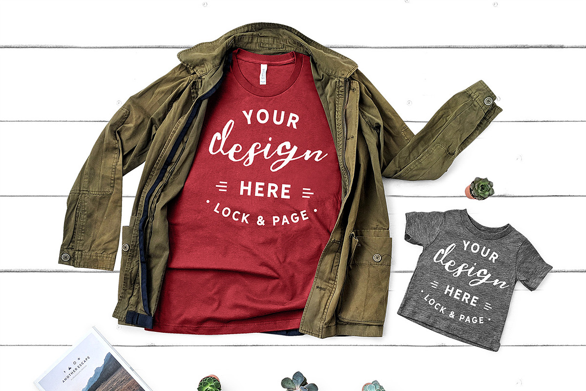 T-Shirt Mockup Bundle Bella Canvas, a Shirt Mockup by lock and page (Photo 53 of 71)