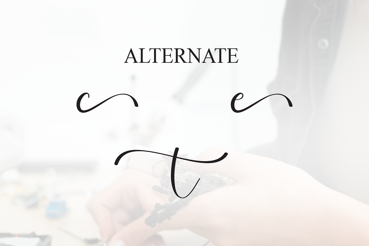 Create | Script Font, a Handwritten Font by Scratchones (Photo 8 of 9)