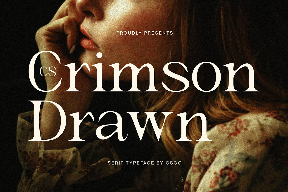 CS Crimson Drawn, a Serif Font by Craft Supply Co. (Photo 1 of 8)