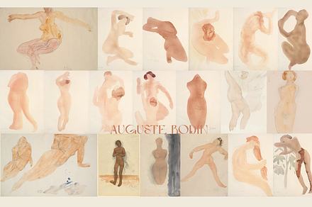 Auguste Rodin - Rare Illustrations, a Person Illustration by Digital Museum