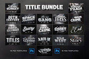 Vintage Movie Title Effects Bundle, a Design Template by Andrew Skoch Design (Thumbnail 2 of 14)