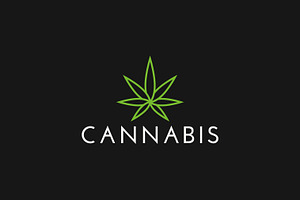 Green Cannabis Leaf Logo, a Branding & Logo Template by Signatoro