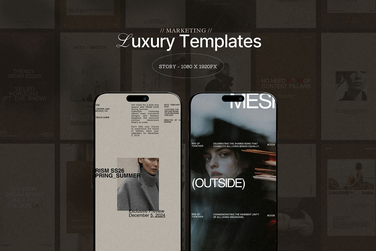 Aesthetic Instagram Template Kit, a Social Media Template by Crafted Pixel (Photo 2 of 9)