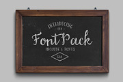 Font Pack, a Script Font by mysunday (Thumbnail 1 of 5)