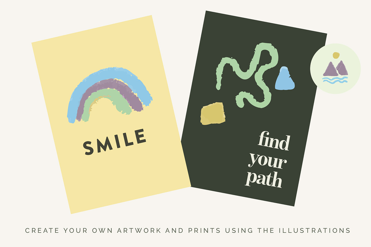 Earth Nature Sketch Doodle Icons, a Solid Icon by CreativeWilderness (Photo 11 of 13)