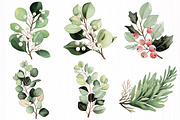 Poinsettia Festive Watercolor Floral, an Illustration by DreamCafeArt (Thumbnail 3 of 7)