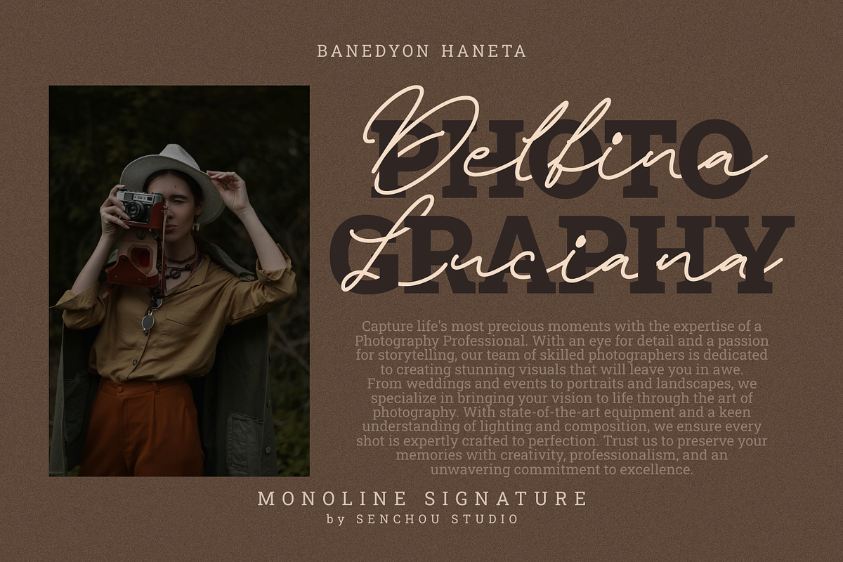 Banedyon Haneta, a Script Font by Creative Keelik (Photo 5 of 8)