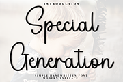 Special Generation, a Handwritten Font by FreshTypeINK (Thumbnail 1 of 8)