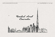 United Arab Emirates Skylines, a Work Illustration by TheMountBirdStudio (Thumbnail 6 of 9)