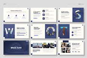 Annual Report Powerpoint Template, a Presentation Template by fluffstudio (Thumbnail 4 of 6)