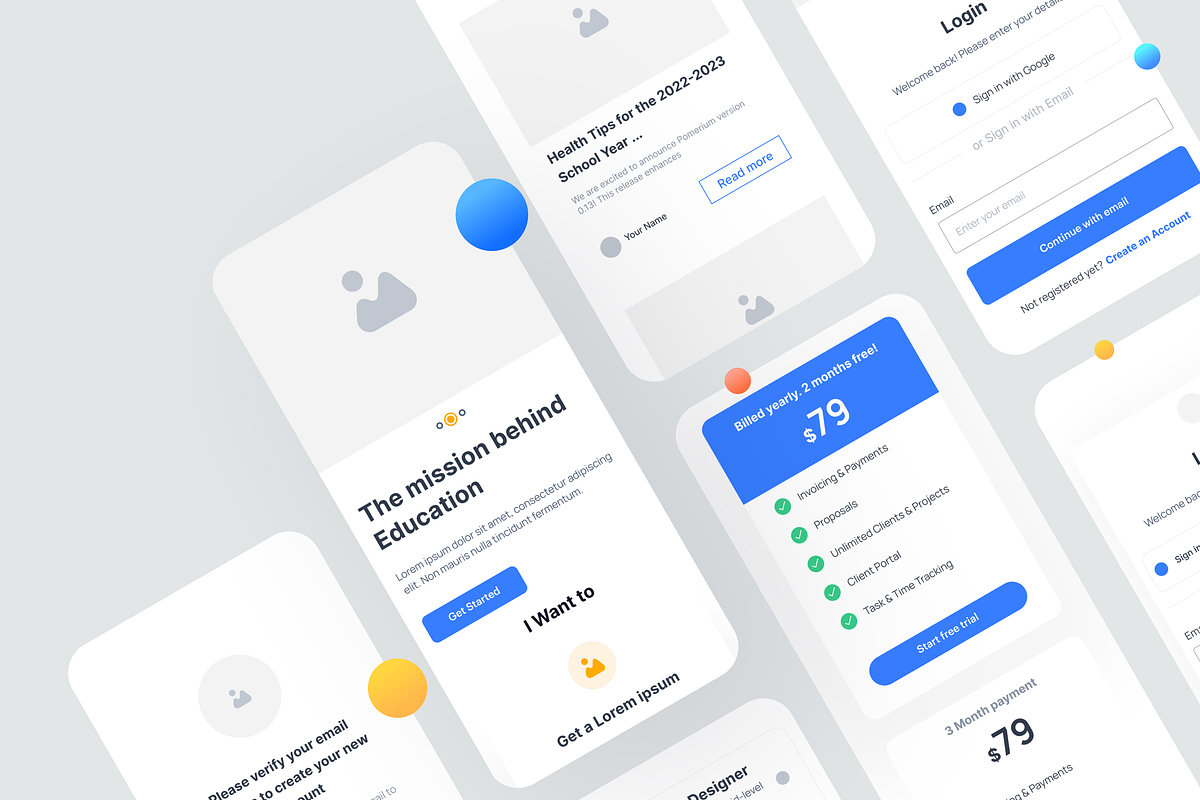 Filllo Web Wireframe UI Kit, an UI Kit Template by floxui (Photo 4 of 6)