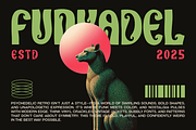 Dripadelic Display Psychedelic Font, a Font by PutraCetol Studio (Thumbnail 4 of 5)