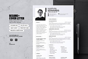 Minimal Resume Word, Photoshop, a Resume Template by Axpand (Thumbnail 2 of 7)