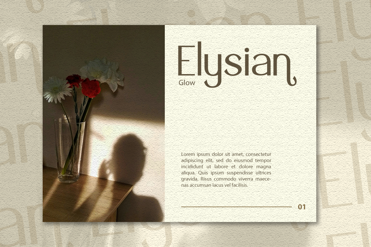 Fyora Elegant Sans Serif Font, a Font by Vadovastd (Photo 5 of 8)
