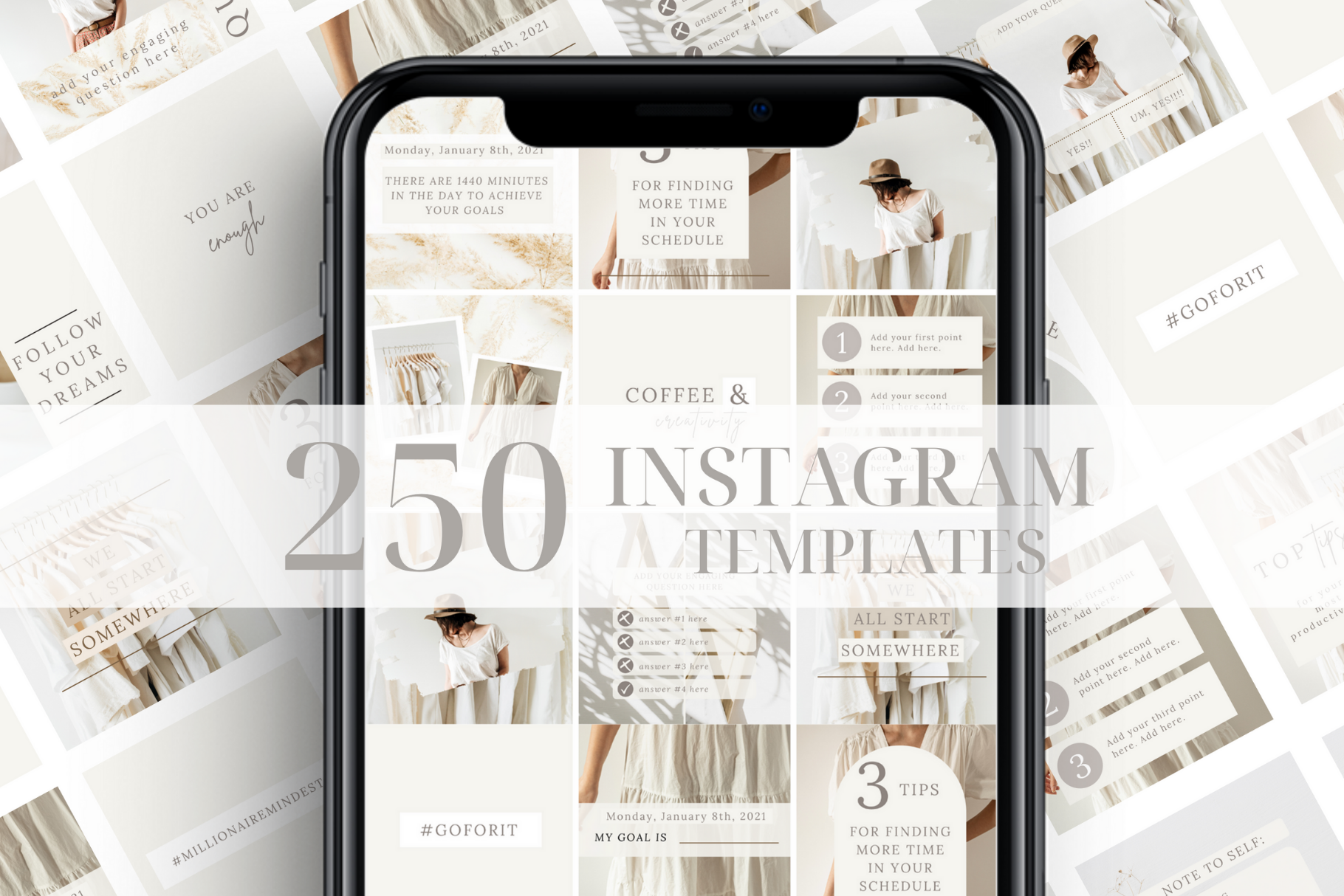 Engagement Instagram Canva Templates, a Social Media Template by Oh So ...