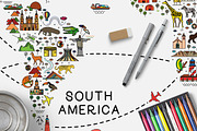 World Travel Map, an Illustration by Moloko88 (Thumbnail 7 of 11)