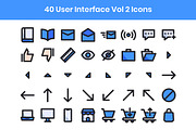 40 Interface Vol 2 - Filled Line, an Outline Icon by Kmg Design (Thumbnail 2 of 2)