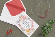 Pastel Wedding Invitation, an Invitation Template by Cyrah's Collection (Thumbnail 4 of 4)