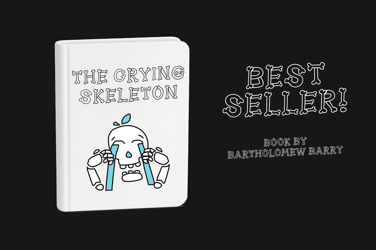 SKUL X LINES – Outlined Bone Font, a Font by TypeTasty Font (Photo 5 of 9)