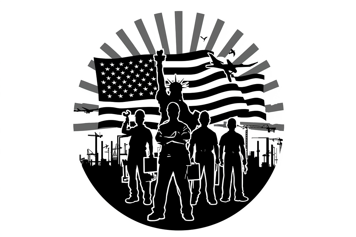 Labor Day Builder Pack, an Illustration by hafijul (Photo 12 of 21)