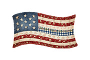 Patchwork American Flag Png, an Illustration by CraftArtStudio (Thumbnail 1 of 4)