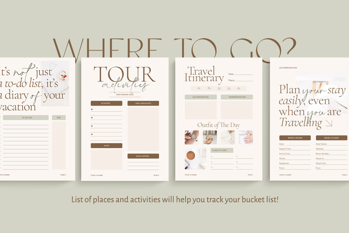 Planner 2024 Self-Growth CANVA PS, a Magazine Template by Eviory (Photo 20 of 27)