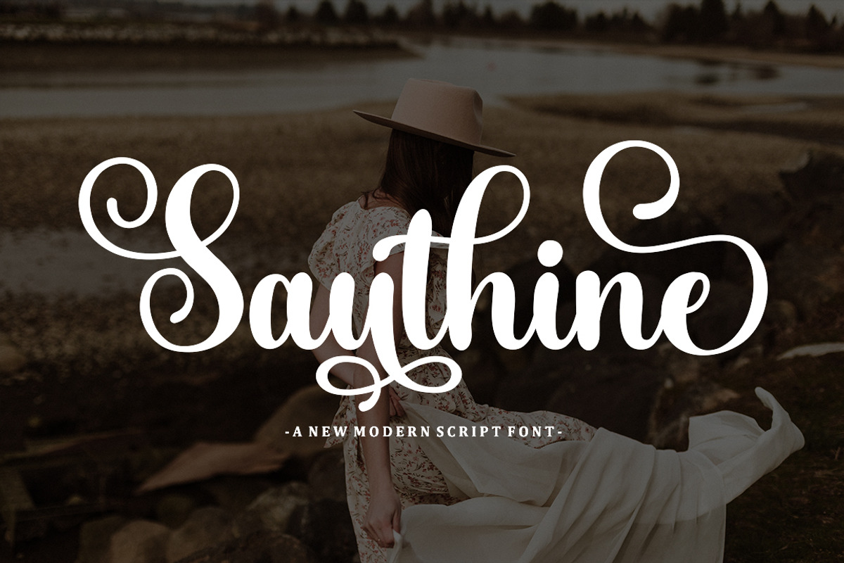 Sauthine, a Script Font by Bosstype Studio (Photo 1 of 7)