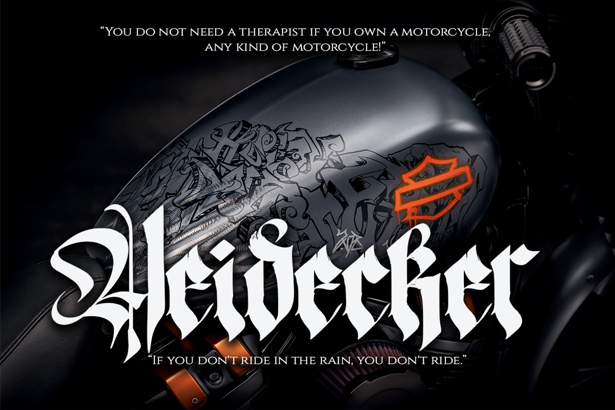 The Magician - Blackletter Typeface, a Blackletter Font by Meizzaluna Design (Photo 2 of 10)