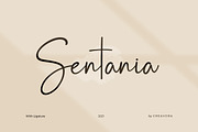 Sentania - Handwriting Font, a Script Font by Creavora (Thumbnail 1 of 10)