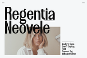 Regentia Neovele, a Sans Serif Font by Muksal Creative (Thumbnail 1 of 10)