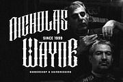 Masberco - Blackletter Style, a Blackletter Font by Arterfak Project (Thumbnail 5 of 12)