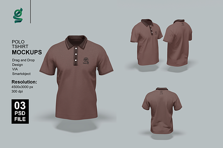 Polo Tshirt Mockup, a Shirt Mockup by groens