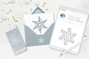 Christmas Snowflake Dingbats